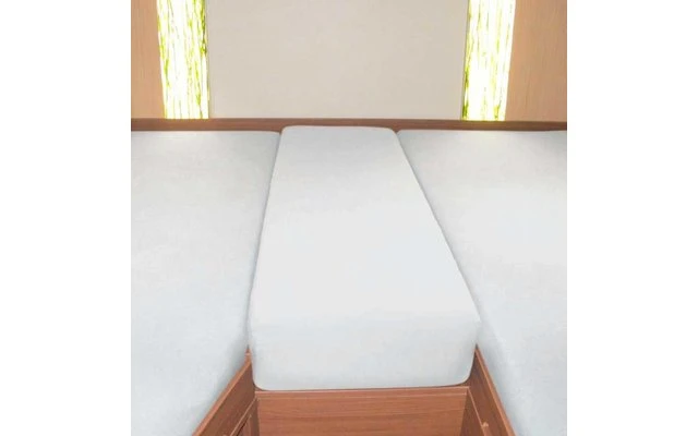 Fitted Sheet Set Letto Posteriore 3 Pezzi Lana Bianca 2 Fitted Sheet Set Letto Posteriore 3 Pezzi Lana Bianca - immagine 2