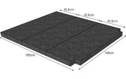 Materasso Con Visco Per Vano Posteriore VW T5 / T6 -Berger 392941 2905257