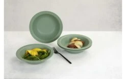 Berger Kynne Soup Plate Set 4 Pcs Grey -Berger 464660 3189986 2
