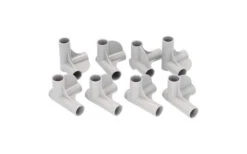 Connettore Angolare Per Box Cucina Blu (4 Scomparti)